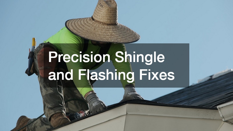 Precision Shingle and Flashing Fixes