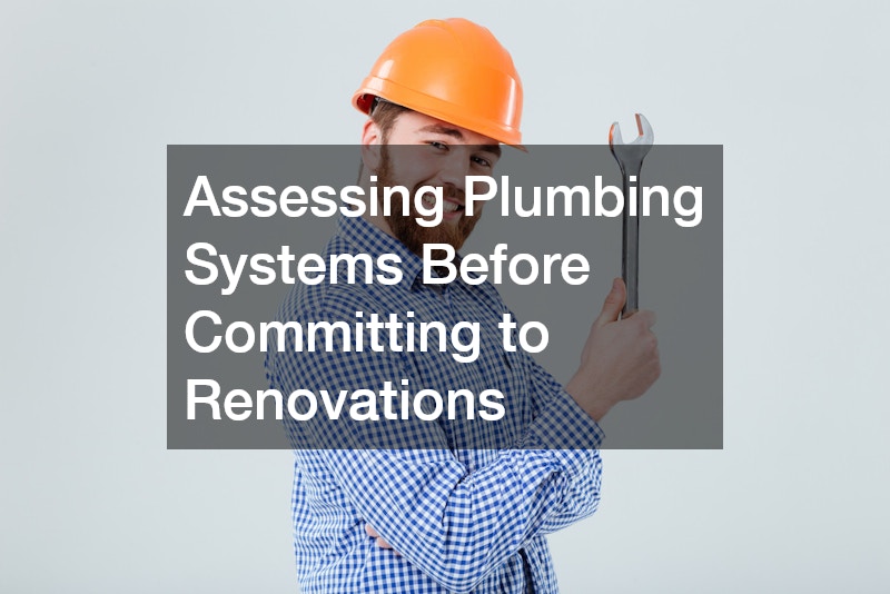 Assessing Plumbing Systems Before Committing to Renovations