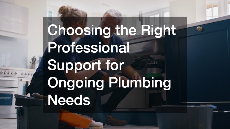 Choosing the Right Professional Support for Ongoing Plumbing Needs