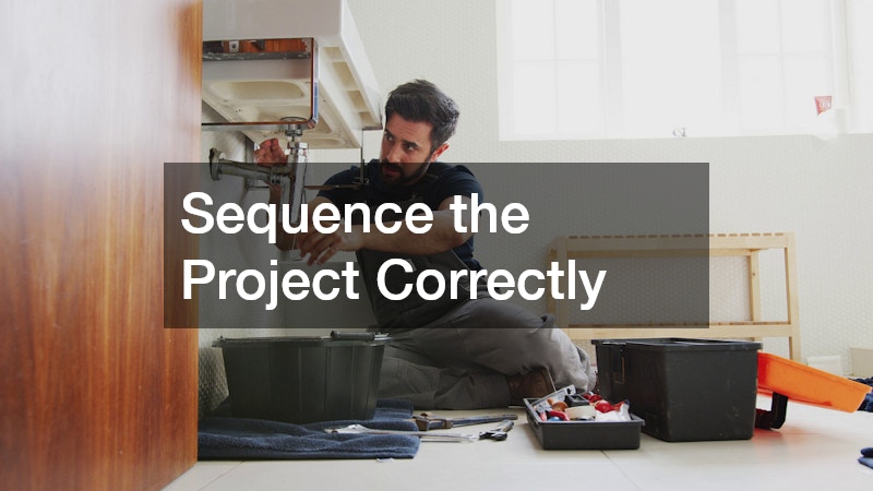 Sequence the Project Correctly