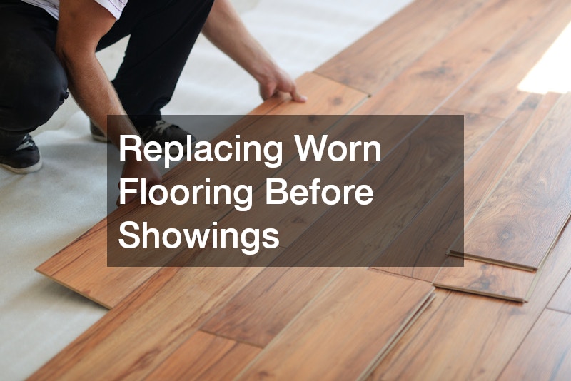 Replacing Worn Flooring Before Showings