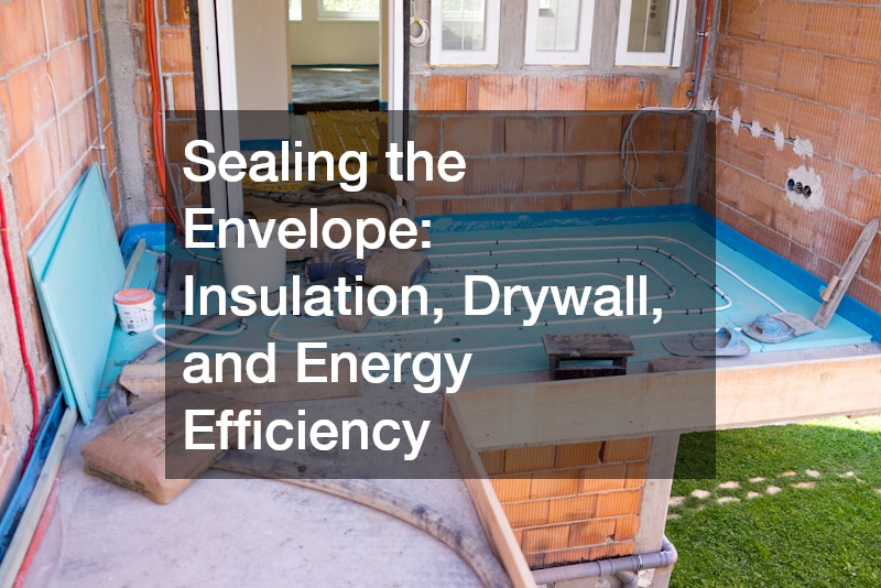 Sealing the Envelope: Insulation, Drywall, and Energy Efficiency