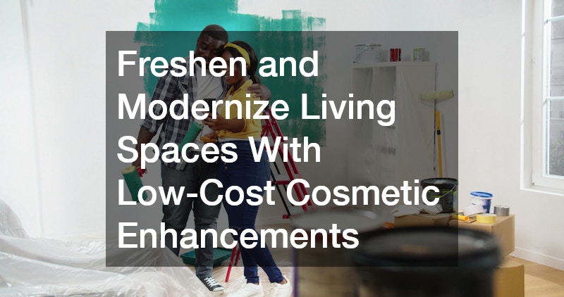 Freshen and Modernize Living Spaces With Low-Cost Cosmetic Enhancements