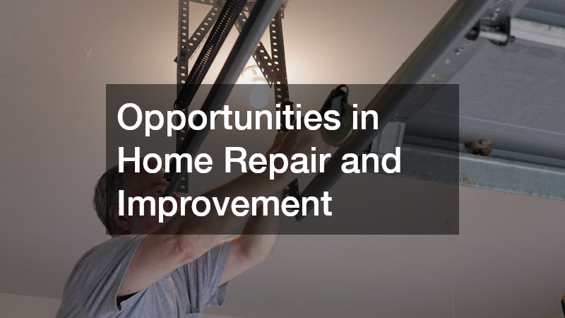 Opportunities in Home Repair and Improvement