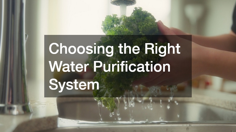 Choosing the Right Water Purification System
