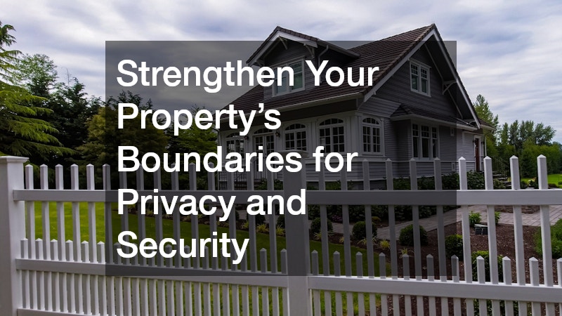 Strengthen Your Property’s Boundaries for Privacy and Security