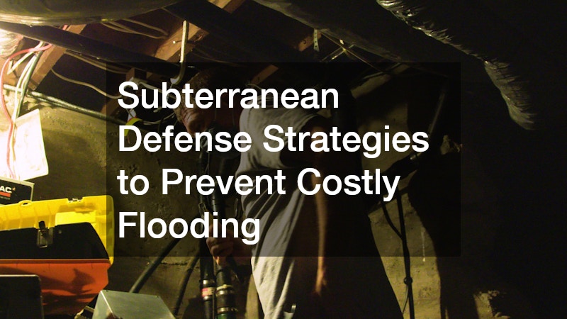 Subterranean Defense Strategies to Prevent Costly Flooding