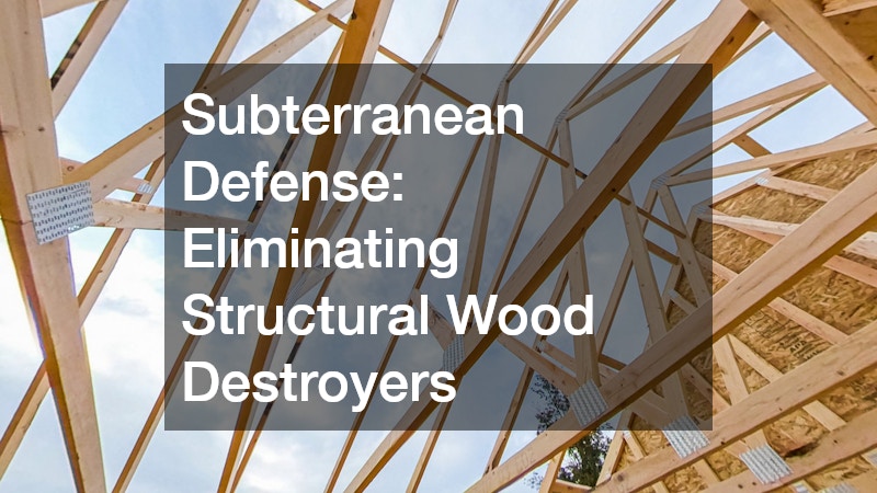 Subterranean Defense: Eliminating Structural Wood Destroyers