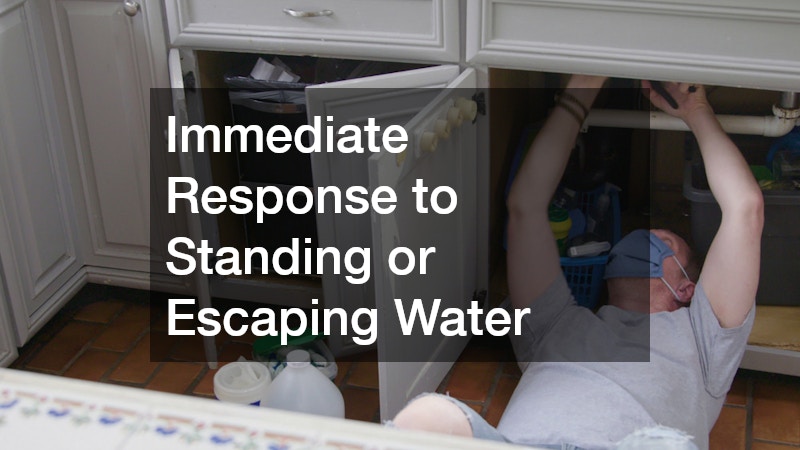 Immediate Response to Standing or Escaping Water