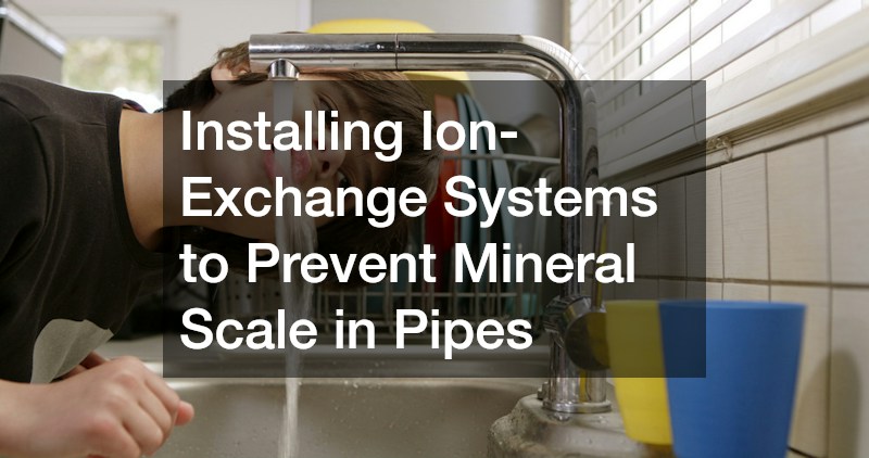 Installing Ion-Exchange Systems to Prevent Mineral Scale in Pipes