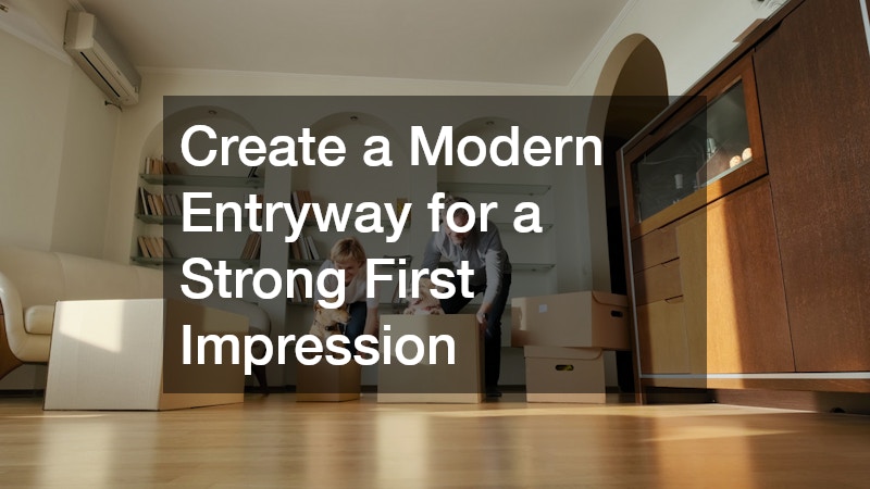Create a Modern Entryway for a Strong First Impression