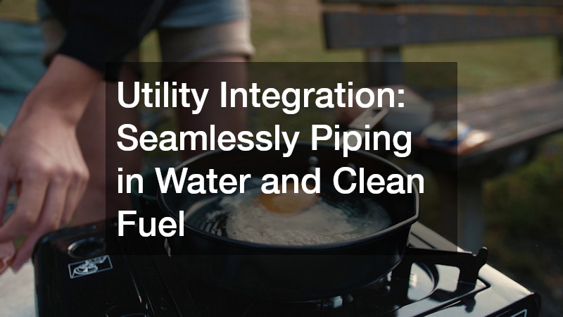 Utility Integration: Seamlessly Piping in Water and Clean Fuel