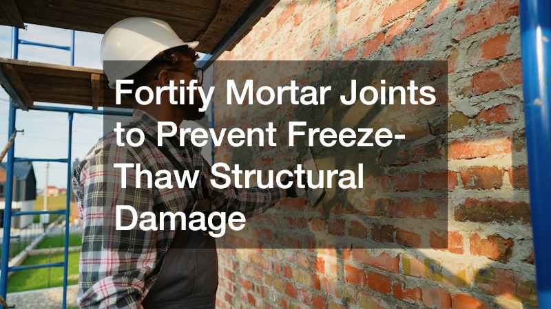 Fortify Mortar Joints to Prevent Freeze-Thaw Structural Damage