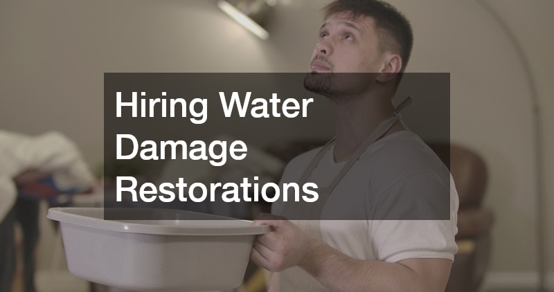 Hiring Water Damage Restorations