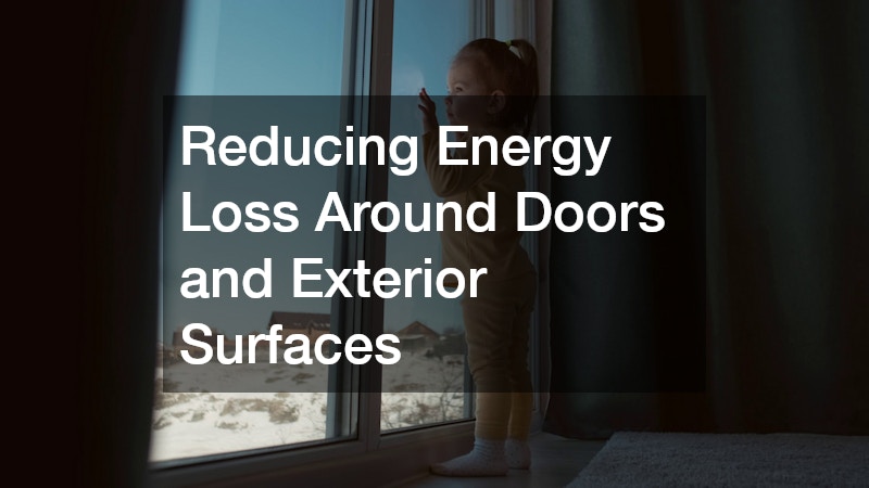Reducing Energy Loss Around Doors and Exterior Surfaces