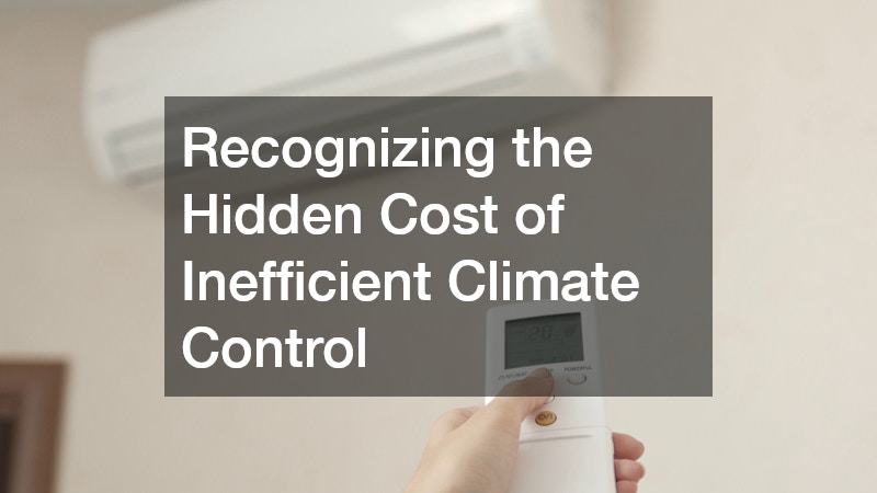 Recognizing the Hidden Cost of Inefficient Climate Control