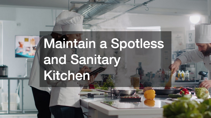 Maintain a Spotless and Sanitary Kitchen