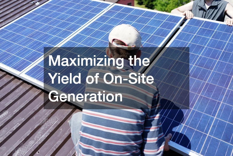 Maximizing the Yield of On-Site Generation