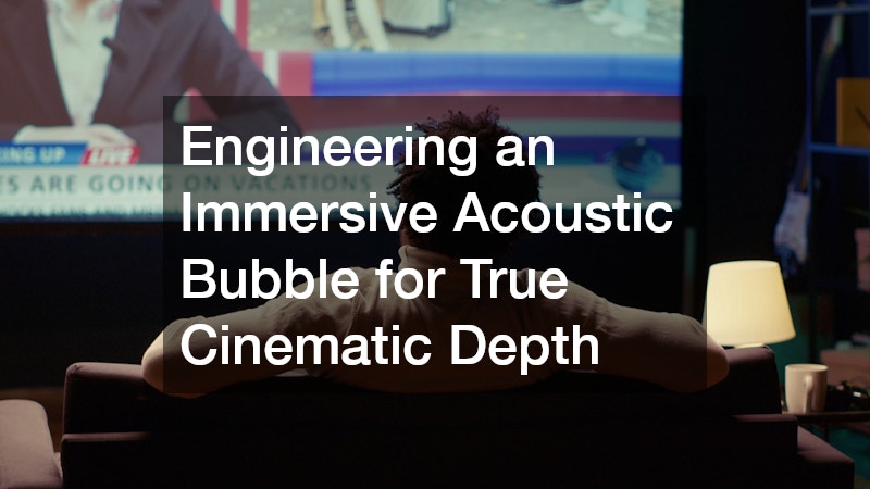 Engineering an Immersive Acoustic Bubble for True Cinematic Depth