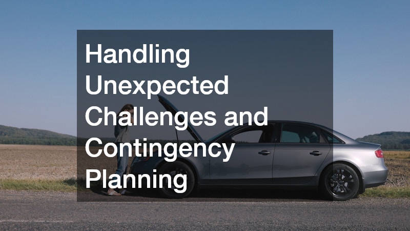 Handling Unexpected Challenges and Contingency Planning