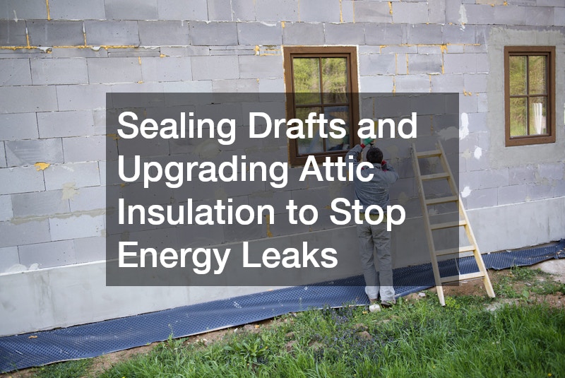Sealing Drafts and Upgrading Attic Insulation to Stop Energy Leaks