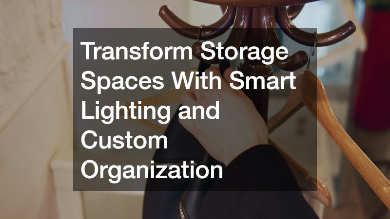Transform Storage Spaces With Smart Lighting and Custom Organization