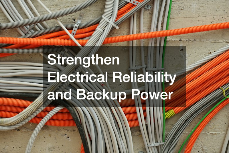 Strengthen Electrical Reliability and Backup Power