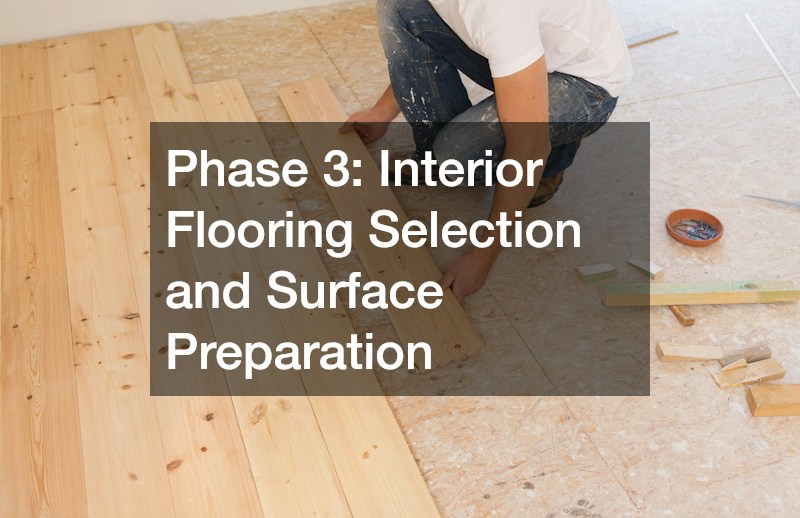 Phase 3: Interior Flooring Selection and Surface Preparation
