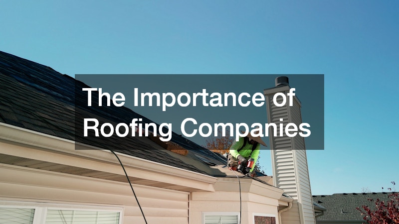 The Importance of Roofing Companies