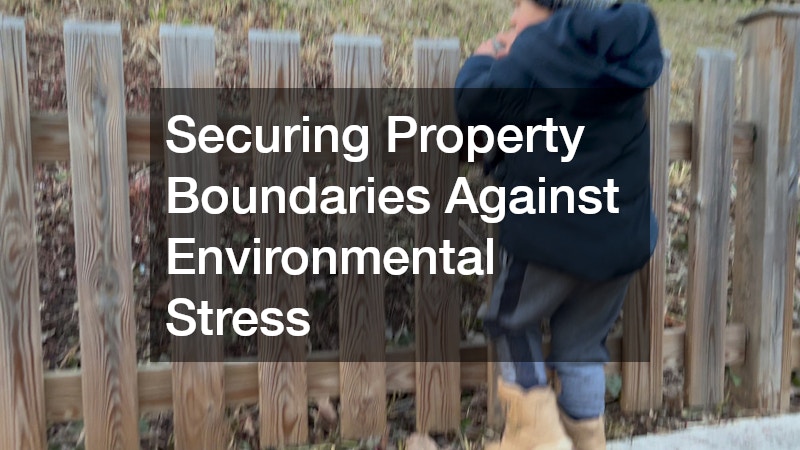 Securing Property Boundaries Against Environmental Stress