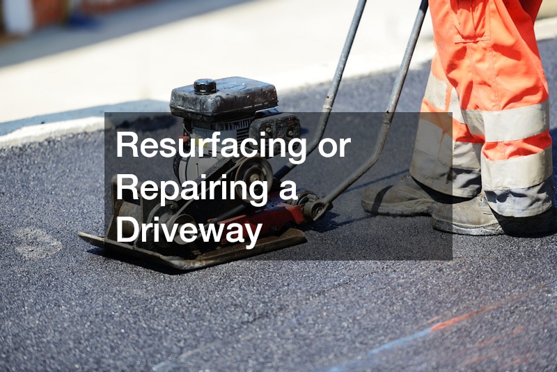 Resurfacing or Repairing a Driveway