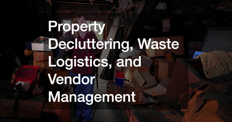 Property Decluttering, Waste Logistics, and Vendor Management