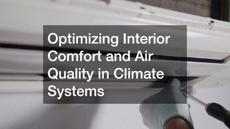 Optimizing Interior Comfort and Air Quality in Climate Systems