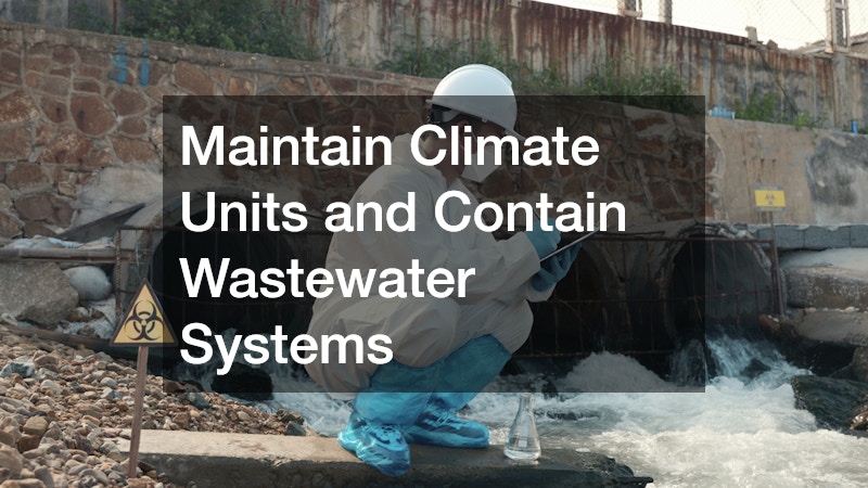 Maintain Climate Units and Contain Wastewater Systems