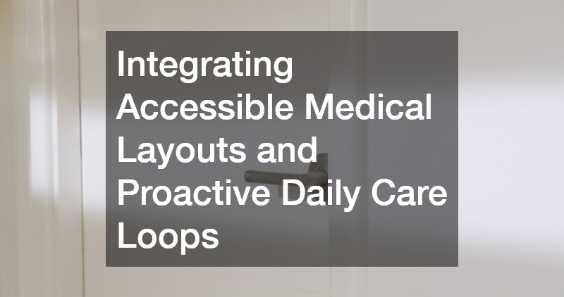 Integrating Accessible Medical Layouts and Proactive Daily Care Loops