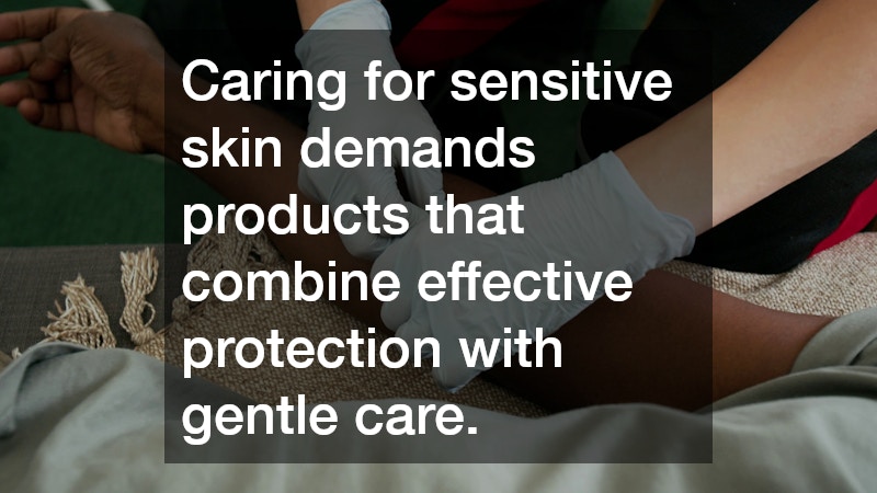 Caring for sensitive skin demands products that combine effective protection with gentle care.