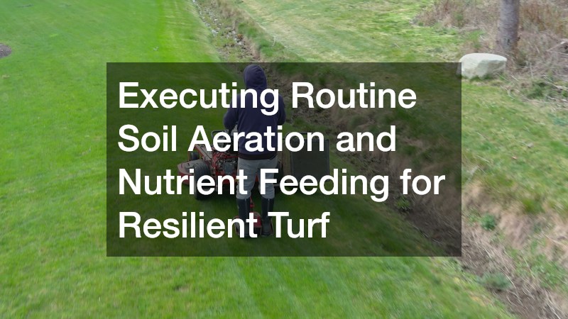 Executing Routine Soil Aeration and Nutrient Feeding for Resilient Turf