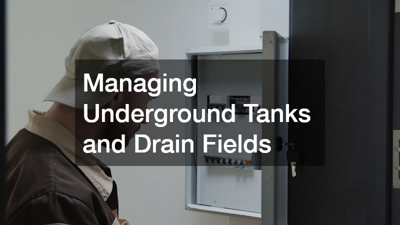 Managing Underground Tanks and Drain Fields