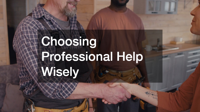 Choosing Professional Help Wisely