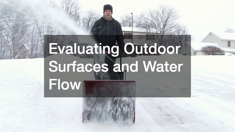 Evaluating Outdoor Surfaces and Water Flow