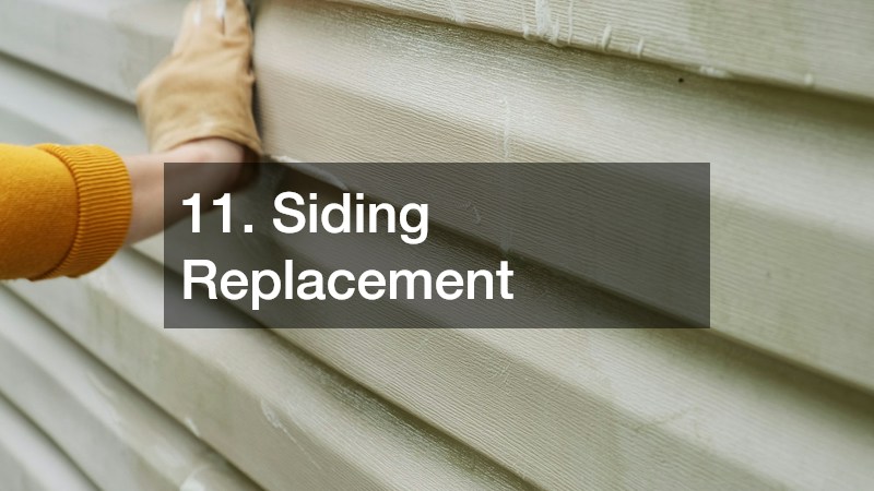 11. Siding Replacement