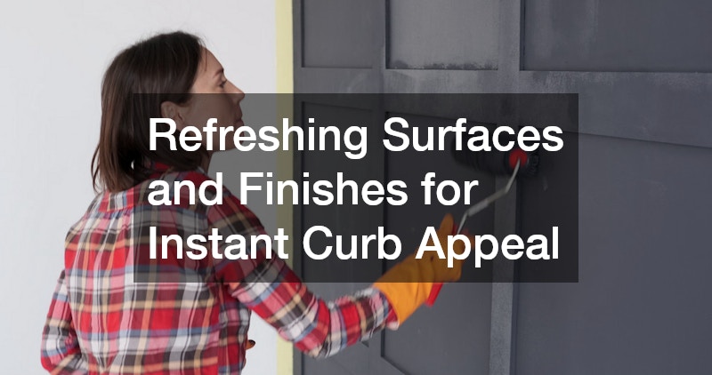 Refreshing Surfaces and Finishes for Instant Curb Appeal