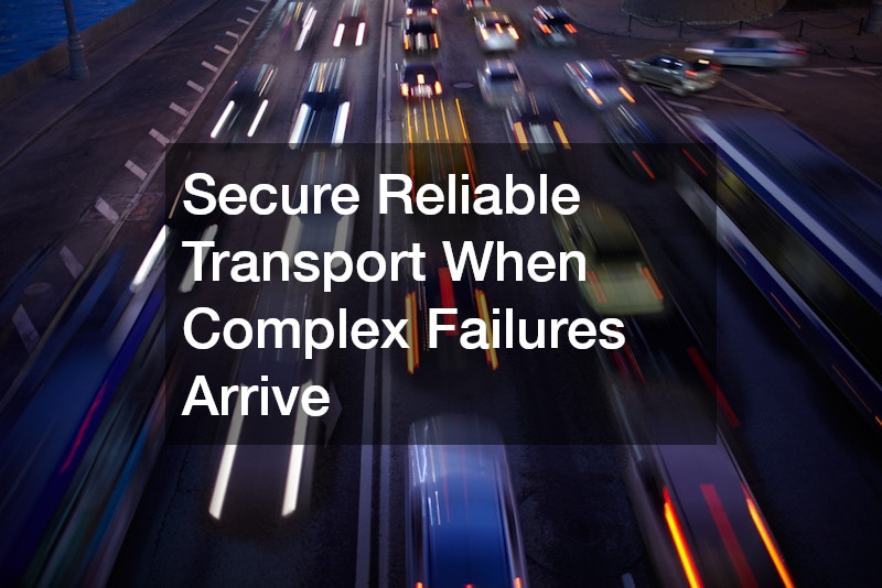 Secure Reliable Transport When Complex Failures Arrive