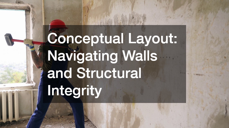 Conceptual Layout: Navigating Walls and Structural Integrity