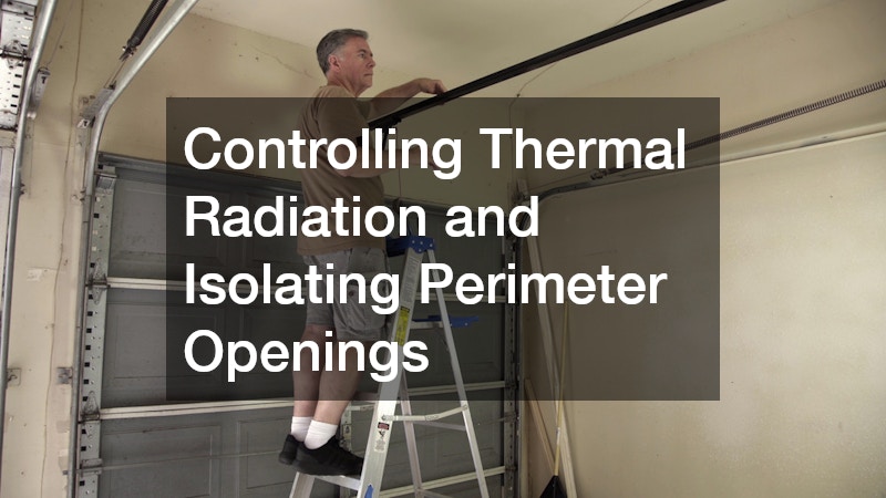 Controlling Thermal Radiation and Isolating Perimeter Openings