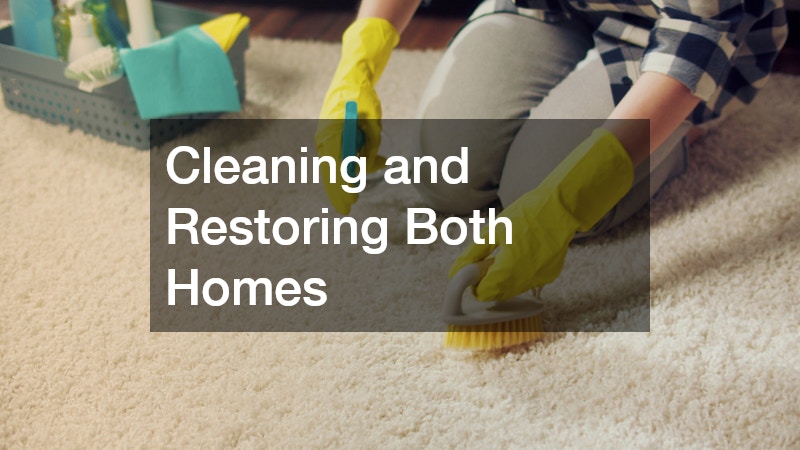 Cleaning and Restoring Both Homes