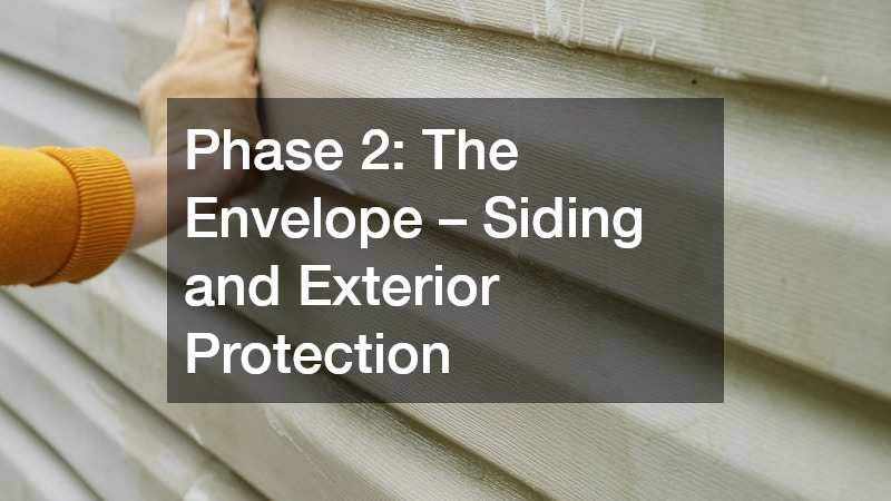 Phase 2: The Envelope – Siding and Exterior Protection