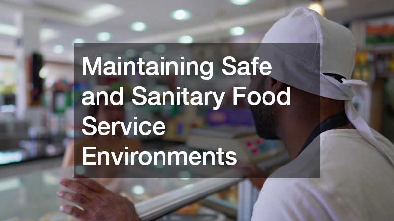 Maintaining Safe and Sanitary Food Service Environments