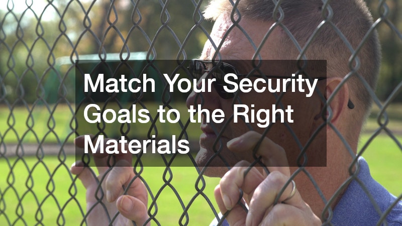 Match Your Security Goals to the Right Materials