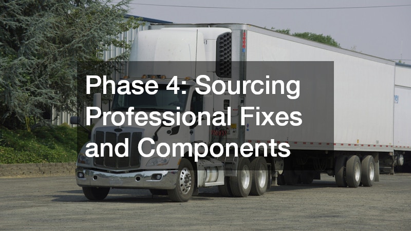 Phase 4: Sourcing Professional Fixes and Components